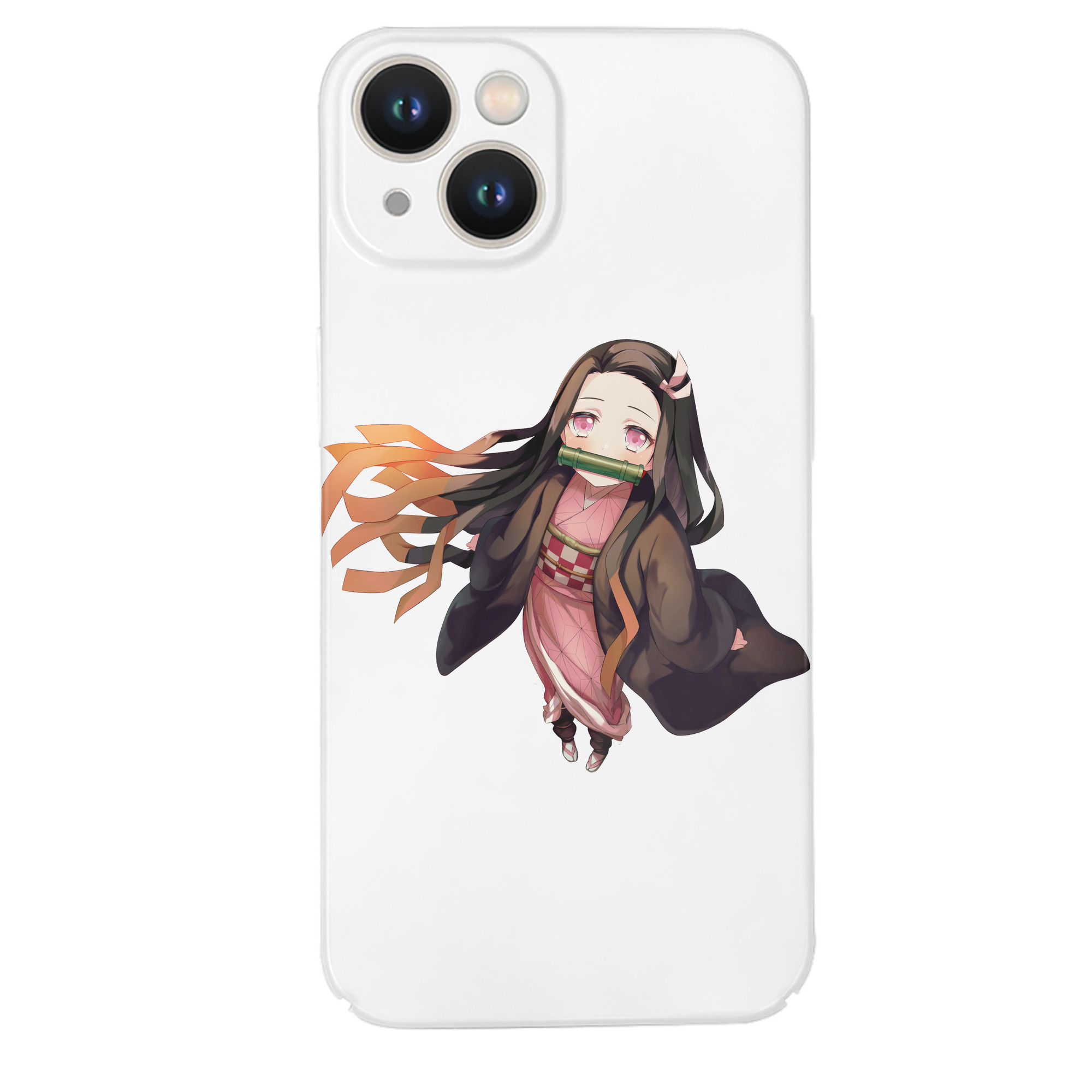 （画像用） 鬼滅の刃（きめつのやいば）竈門 禰󠄀豆子／かまど ねずこ Kamado Nezuko 【iPhone 14シリーズ対応】ハードケース